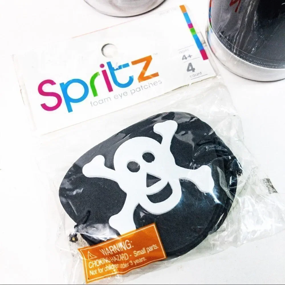 Skull & Crossbones Party Bundle: Pint Cups, Wine Bag, Eye Patches